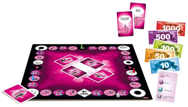 Tactic Board Game Wanna Bet? Party (In Lithuanian Lang.)
