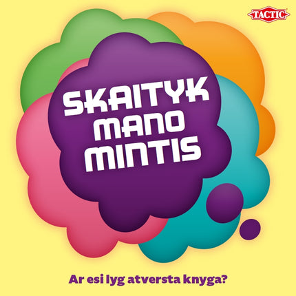 Tactic Boardgame Read My Mind (In Lithuanian Lang.)