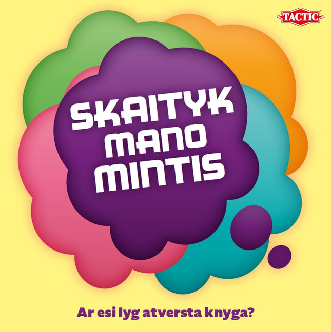 Tactic Boardgame Read My Mind (In Lithuanian Lang.)