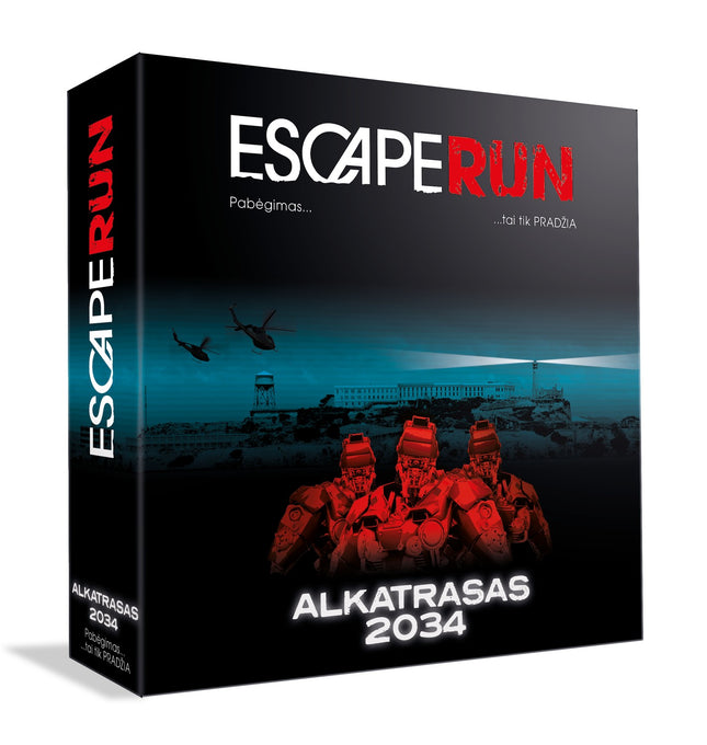 Tactic Game Escaperun Alcatraz 2034 (In Lithuanian Lang.)