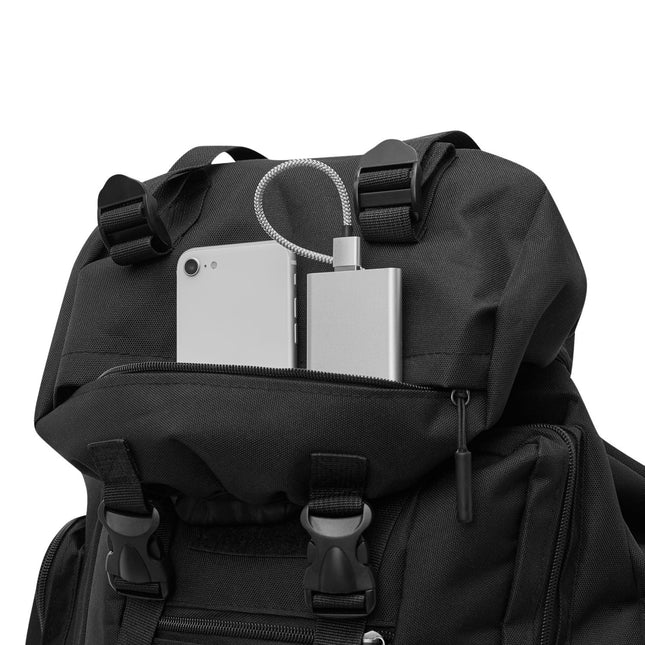 Tactical Backpack, 100L, Black