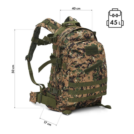 Tactical Backpack, 45L, Vanguard Moro, Nils Camp