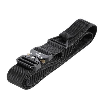 Tactical Belt, Black, 125cm, Heavy-Duty