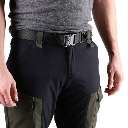 Tactical Belt, Black, 125cm, Heavy-Duty