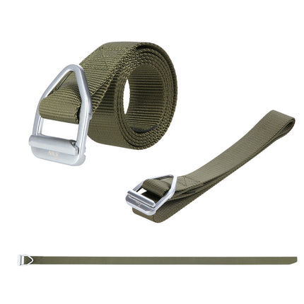 Tactical Belt, Green, 125cm, Durable Nylon