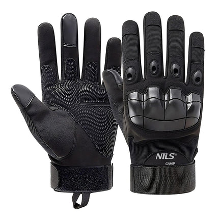 Tactical Gloves, Black, Large, Durable Protection