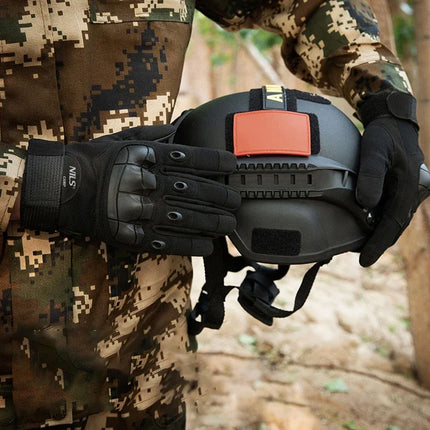 Tactical Gloves, Black, Large, Durable Protection
