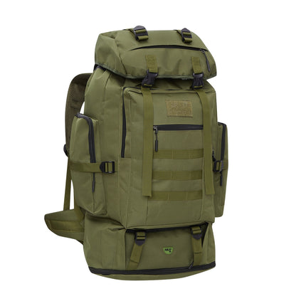Tactical Green Backpack, 100L Capacity