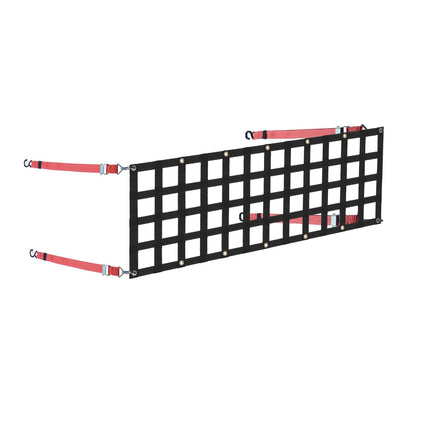 Tailgate Cargo Net 54 x 18 in, 4 Adjustable Straps, 1500 lb