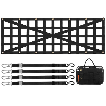 Tailgate Cargo Net 54 x 18 in, 4 Adjustable Straps