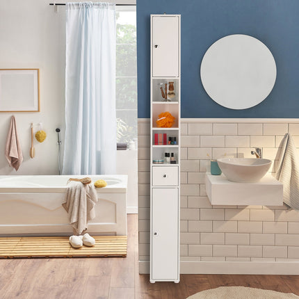 Tall Bathroom Cabinet with Adjustable Shelves