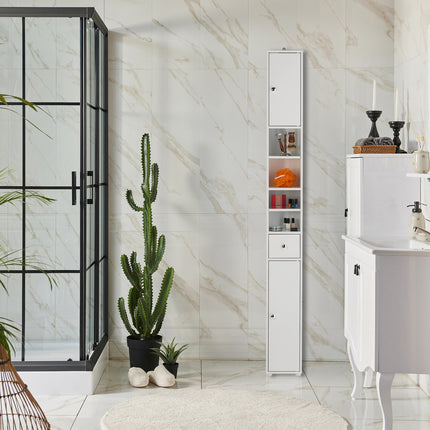 Tall Bathroom Cabinet with Adjustable Shelves