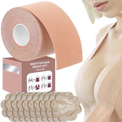 Tape lifting / supporting the bust