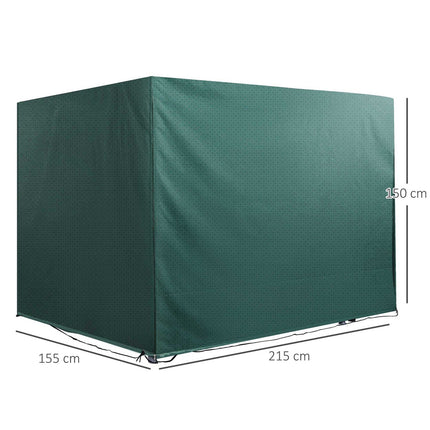 Waterproof tarpaulin cover, UV resistant, 215x155x150cm