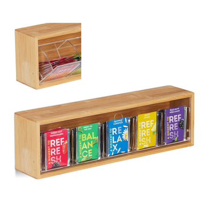 Tea box in bamboo