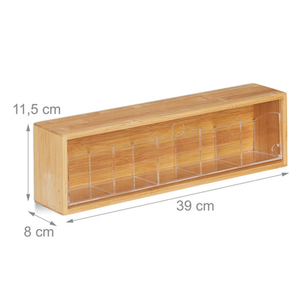 Tea box in bamboo