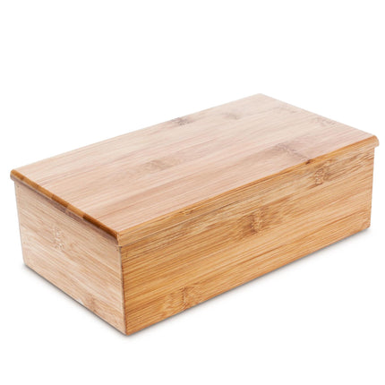 Tea box in bamboo with 4 compartments
