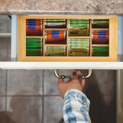 Tea box with 10 compartments