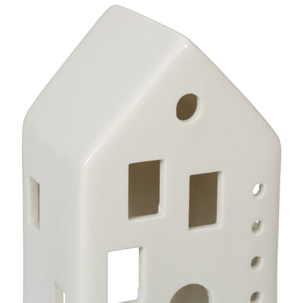 Tea house in white ceramic