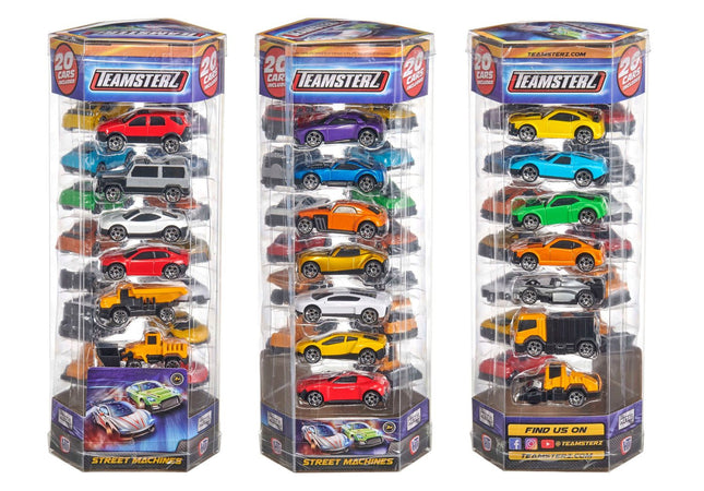 Teamsterz Die-Cast Cars Models Set, 7Cm, 20Pcs