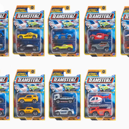 Teamsterz Die-Cast Models Street Machines, 2 , 7,5Cm