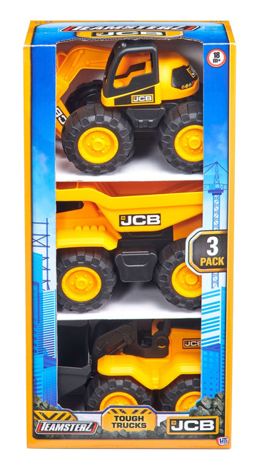 Teamsterz Jcb Trucks Set, 3Pcs, 18Cm