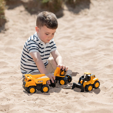 Teamsterz Jcb Trucks Set, 3Pcs, 18Cm