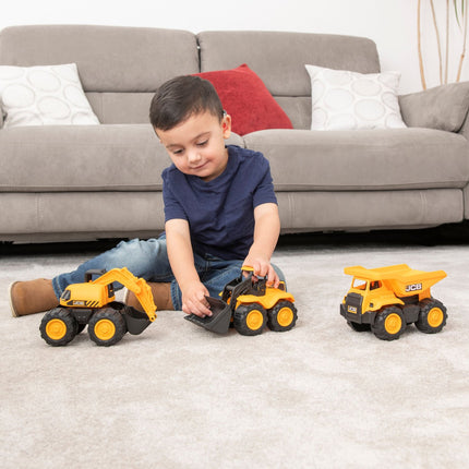 Teamsterz Jcb Trucks Set, 3Pcs, 18Cm