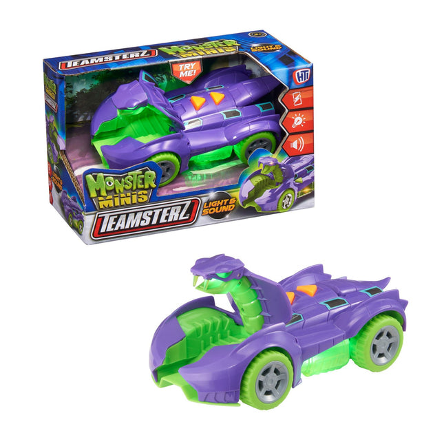 Teamsterz Mighty Machine Cobra Car With Light And Sound, 12,5 Cm