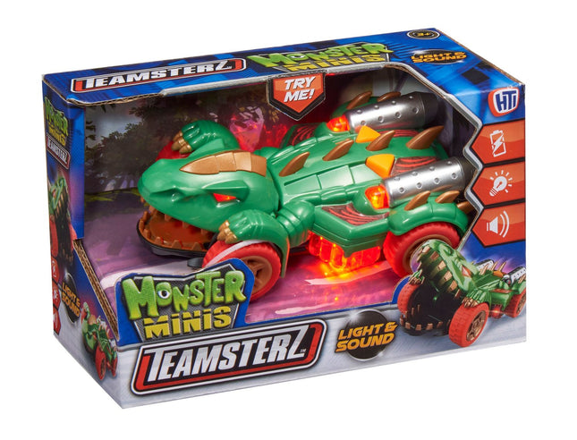 Teamsterz Mighty Machine Dino Car With Light And Sound, 12,5 Cm