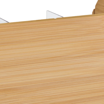 Tea organizer 4 compartments bamboo