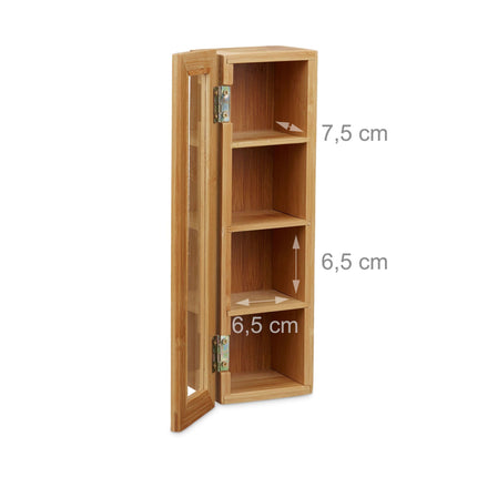 Teask in bamboo 4 compartments