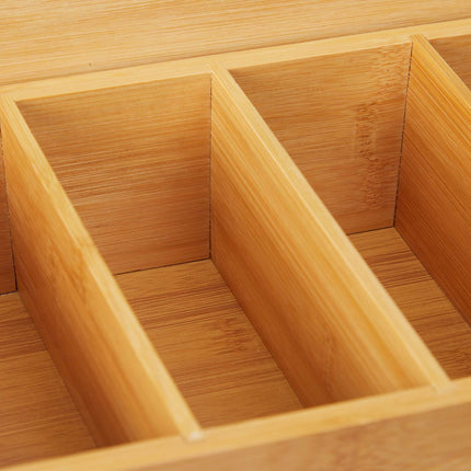 Teask in bamboo 5 compartments
