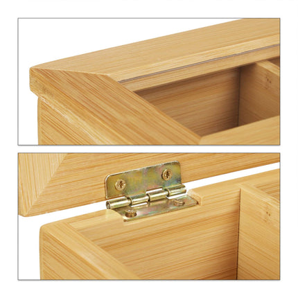 Teask in bamboo 5 compartments