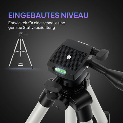 Telescope with 70 mm Lens, Adjustable Tripod, Silver