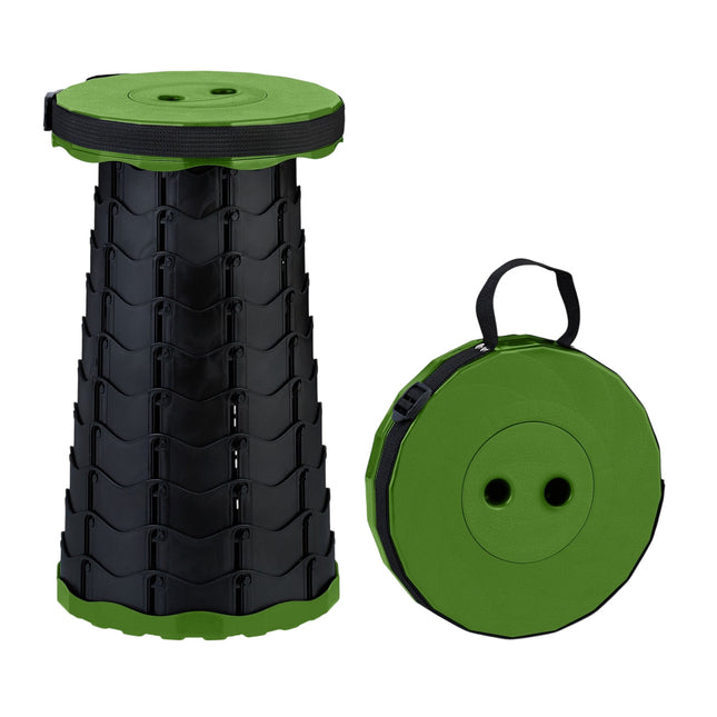 Telescopic Camping Stool – Adjustable Height, Compact Fold