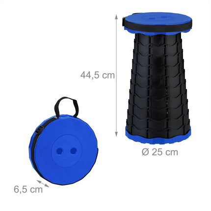 Telescopic Folding Camping Stool – Adjustable, Portable, Durable