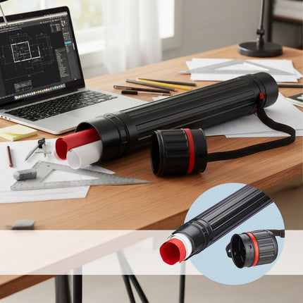 Telescopic Poster Tube – Adjustable, Portable, Secure