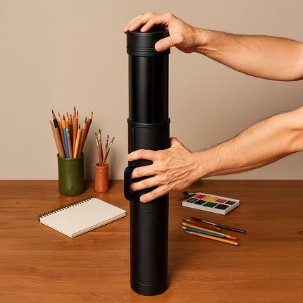 Telescopic Poster Tube with Handle and Strap