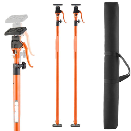 Telescopic Support Poles 2-Pack, 125–291 cm, 90 kg
