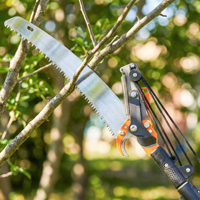 Telescopic Tree Pruner Saw, 135-199 cm, 65Mn Steel Blade