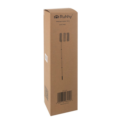 Telescopic Window Cleaner 1.8m, 3-in-1 Set with Squeegee