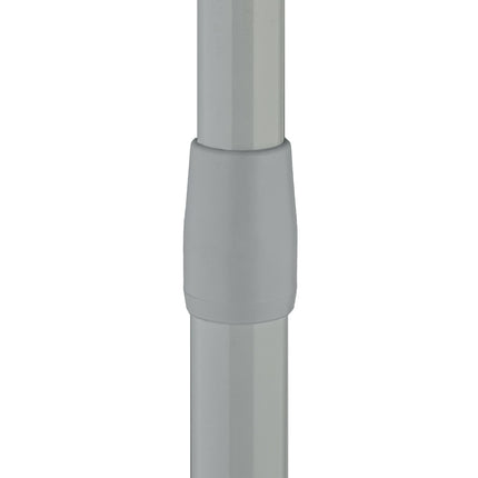 Telescopic bar in stainless steel, gray