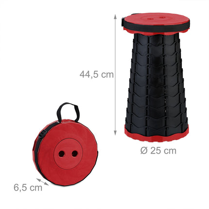 Telescopic camping chair