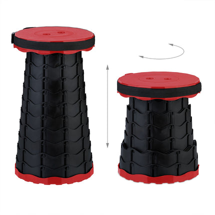 Telescopic camping chair