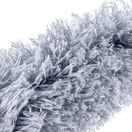 Telescopic dust brush with two attachments