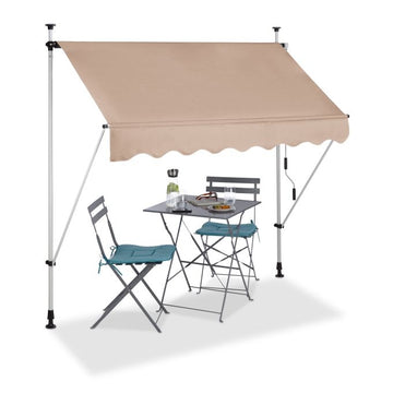 Telesopic Canopy Beige