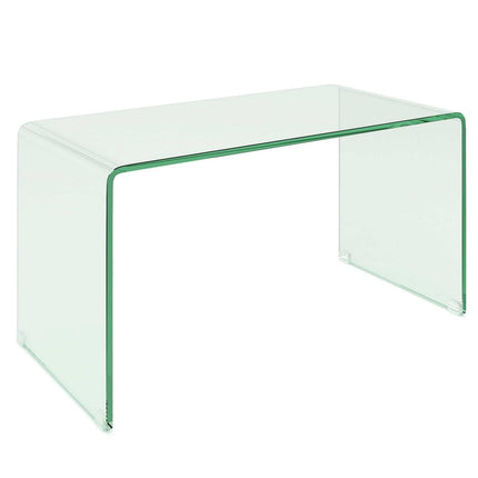 Tempered Glass U-Shaped Coffee Table – 81.5 x 42 x 40 cm