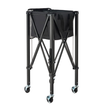 Tennis Ball Hopper Cart, 120-Ball, Foldable, Wheeled