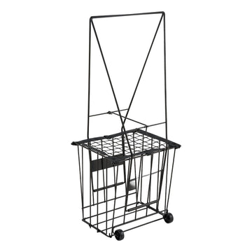 Tennis Ball Hopper Cart, 75-Ball Capacity, Wheels
